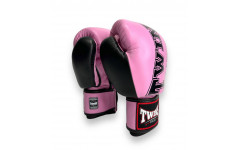 Боксерские перчатки TWINS Special BGVL3-2TA pink black 12 oz