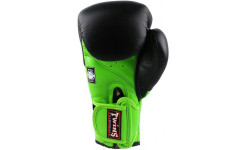 Боксерские перчатки Twins Special BGVL6 green black 10 oz