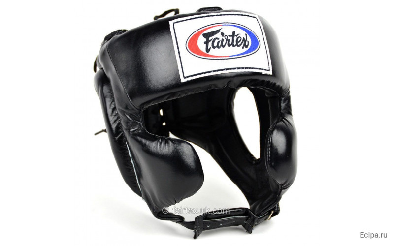 Боксёрский шлем Fairtex HG8 black L