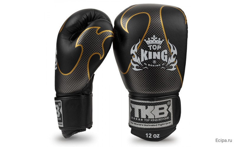 Боксерские перчатки TKB Empower Black Silver 14 oz