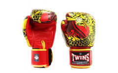 Боксерские перчатки Twins Special FBGVL3-52 Dragon red 16 oz