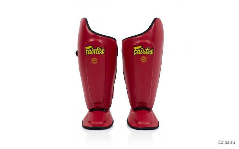 Защита голени Fairtex SP8 red XL