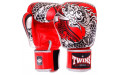 Боксерские перчатки Twins Special FBGVL3-52 Dragon red silver 12 oz
