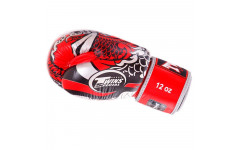 Боксерские перчатки Twins Special FBGVL3-52 Dragon red silver 16 oz