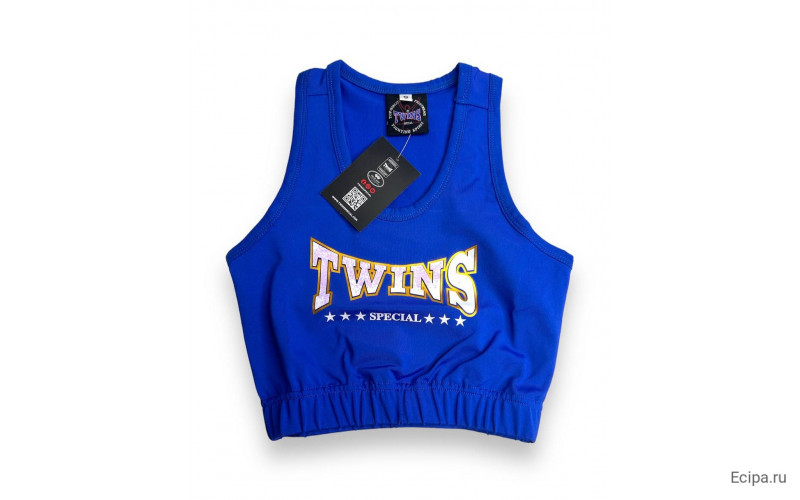 Женский Топ для тайского бокса Twins Special TSB-3 blue XL