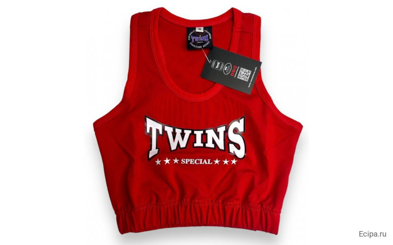 Женский Топ для тайского бокса Twins Special TSB-3 red M