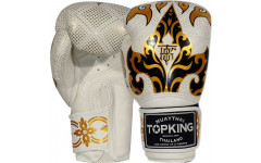 Боксерские перчатки TKB Kanok white 14 oz
