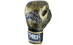 Боксерские перчатки TKB Snake Black Gold 14 oz
