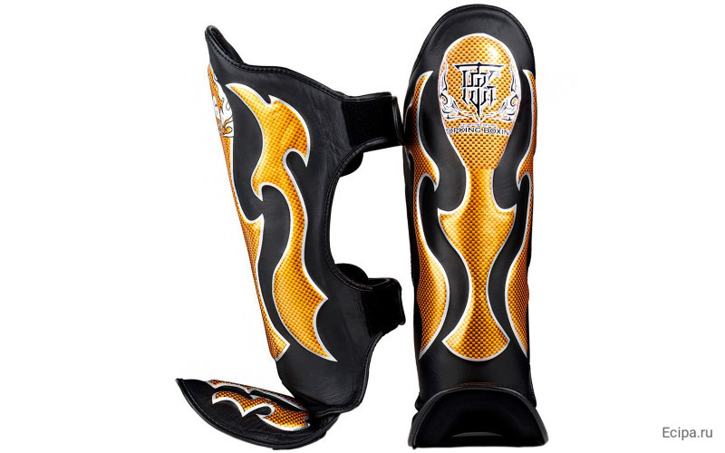 Защита голени Top King TKSGEM-01 Empower Creativity black-gold - L