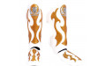 Защита голени Top King TKSGEM-01 Empower Creativity white-gold - M