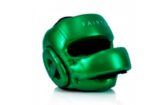 Шлем с бампером Fairtex HG17 green XL