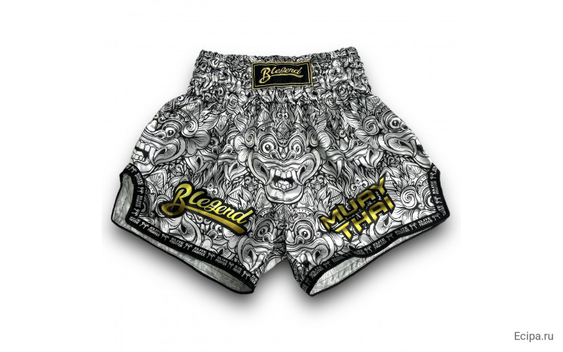 Шорты для бокса Blegend white monster 2XL