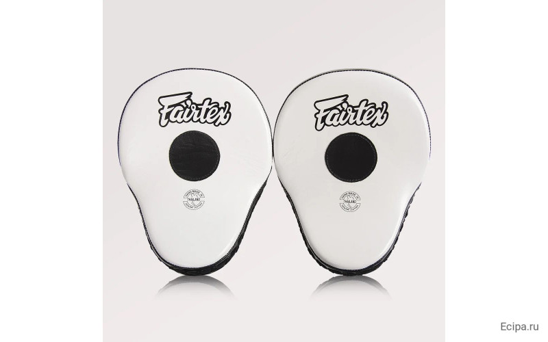 Лапы для бокса Fairtex FMV9 white black