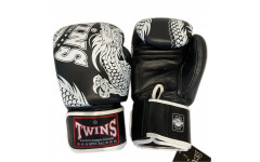 Боксерские перчатки TWINS Special FBGVL3-49 black white 10 oz Боксерские перчатки TWINS Special FBGVL3-49 black white 10 oz