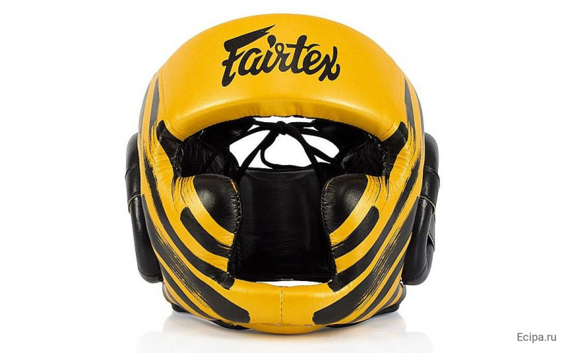 Боксёрский шлем Fairtex HG16-M2 yellow L
