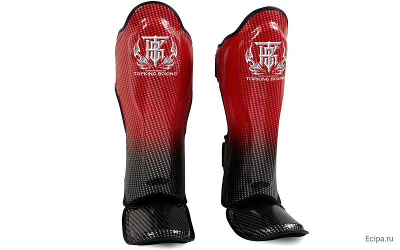 Защита голени Top King TKSGSS-01 black red - M