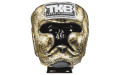 Боксерский шлем Top King Gold / Black Snake Edition Head Guard M