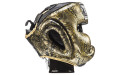 Боксерский шлем Top King Gold / Black Snake Edition Head Guard M