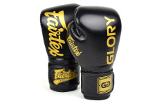 Боксерские перчатки турнира Glory Fairtex BGVG1 black 14 oz Боксерские перчатки турнира Glory Fairtex BGVG1 black 14 oz