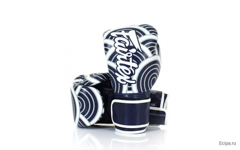 Боксерские перчатки Fairtex BGV14 Japanese blue 12 oz
