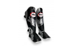 Защита голени Twins Special FSGL10-49 black silver - M