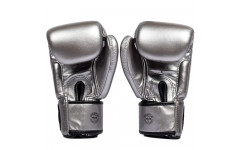 Боксерские перчатки Fairtex BGV1C-PLUS gun metallic 14 oz