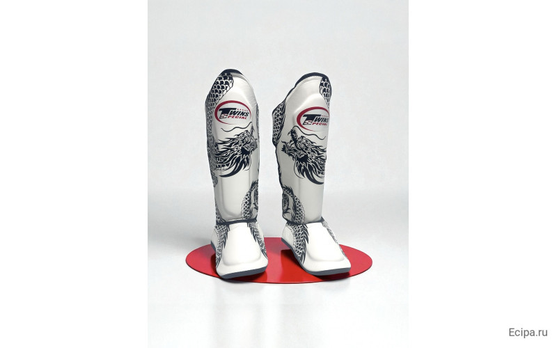 Защита голени Twins Special FSGL10-49 white black - M