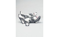 Защита голени Twins Special FSGL10-49 white black - M
