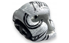 Шлем боксерский Twins Special FHGL3-TW5 white black XL