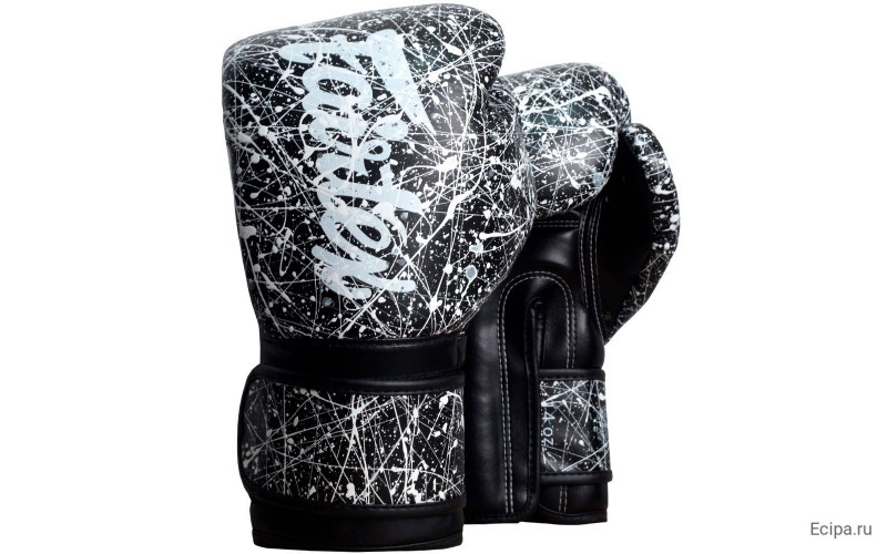Боксерские перчатки Fairtex BGV14 Painter black 14 oz