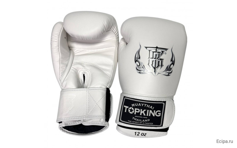Перчатки боксёрские Top King Ultimate TKBGUV white 14 oz