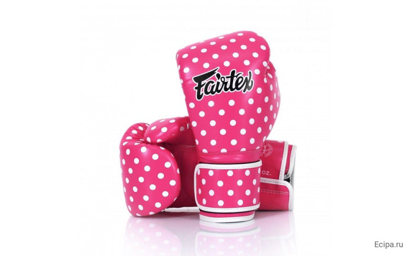Боксерские перчатки Fairtex BGV14 polka dot 14 oz