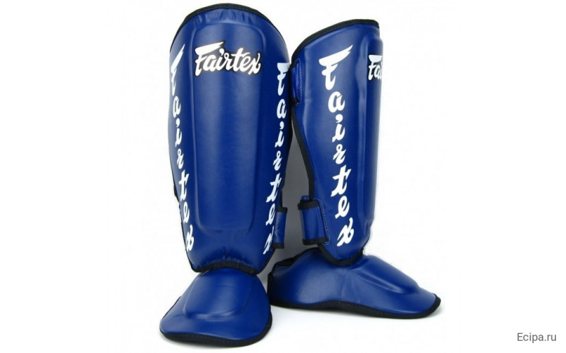 Защита голени Fairtex SP7 blue XL