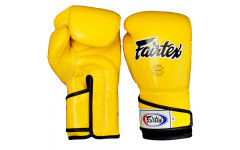 Боксерские перчатки Fairtex BGV6 yellow 12 oz