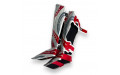 Защита голени Twins Special FSGL10-TW5 white red XL