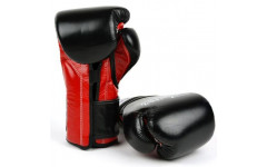 Боксерские перчатки Fairtex BGV9 black red 12 oz