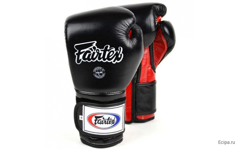 Боксерские перчатки Fairtex BGV9 black red 14 oz