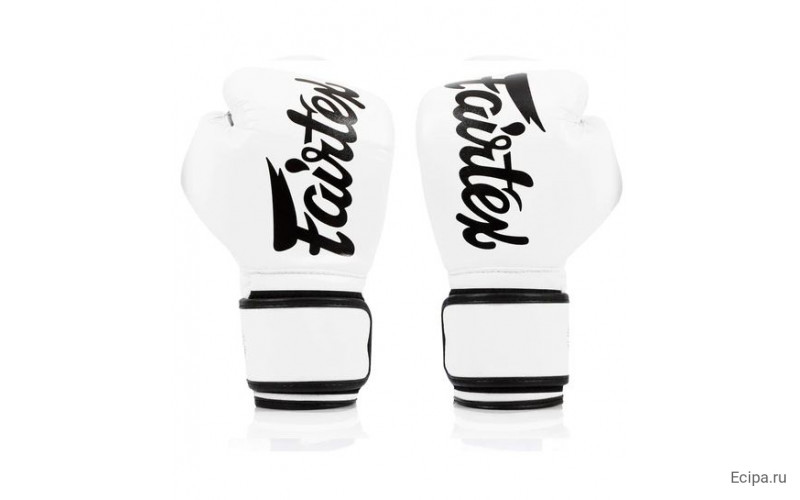 Боксерские перчатки Fairtex BGV14 white 12 oz