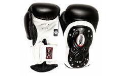 Боксерские перчатки Twins BGVL6 MK white black 16 oz
