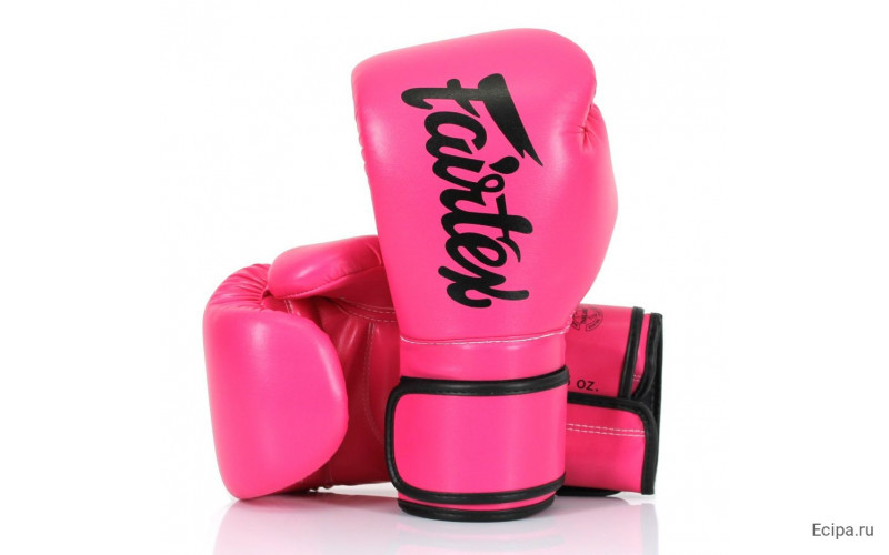 Боксерские перчатки Fairtex BGV14 pink 10 oz