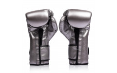 Боксерские перчатки Fairtex BGV9C-PLUS gun metallic 16 oz
