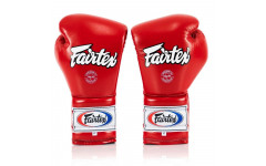 Перчатки боксерские на шнурке Fairtex BGL7 red 18 oz