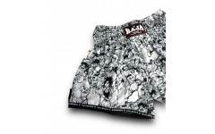 Шорты для бокса Raja white black n1 M Шорты для бокса Raja white black n1 M