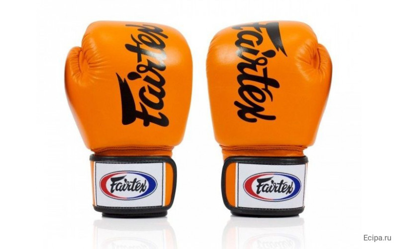 Боксерские перчатки Fairtex BGV19 orange 16 oz