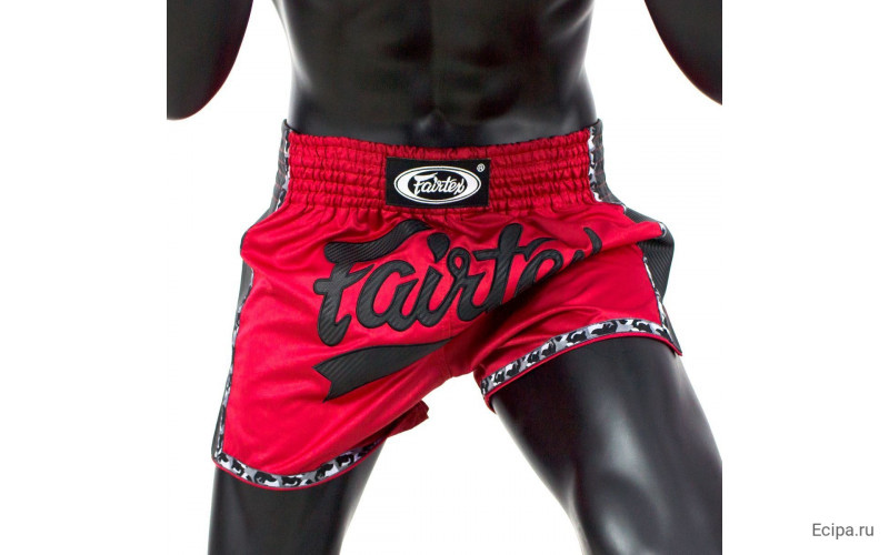 Шорты для бокса Fairtex BS1703 (красный-черный) M