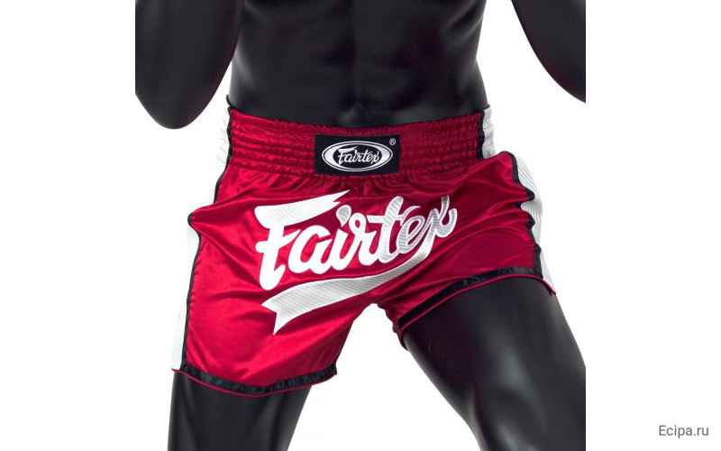 Шорты для бокса Fairtex BS1704 (красный-белый) XL