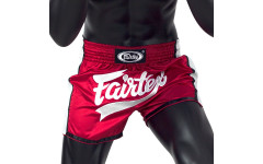 Шорты для бокса Fairtex BS1704 (красный-белый) 2XL Шорты для бокса Fairtex BS1704 (красный-белый) 2XL