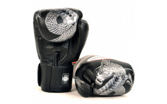 Боксерские перчатки Twins FBGVL3-23 black silver 14 oz