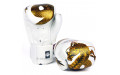 Боксерские перчатки Twins FBGVL3-23 white gold 14 oz