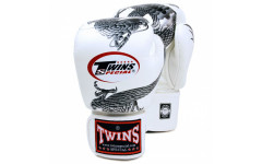 Боксерские перчатки Twins FBGVL3-23 white silver 12 oz Боксерские перчатки Twins FBGVL3-23 white silver 12 oz
